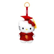 USC Trojans SC Interlock Hello Kitty Graduation Plush Backpack Clip Keychain